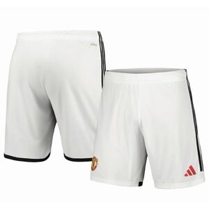 Adidas Manchester United Men Shorts White 2023-24 Home Soccer Jersey XL Man U